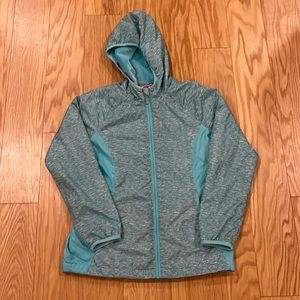 Blue free country girls jacket size girls large 14/16yrs